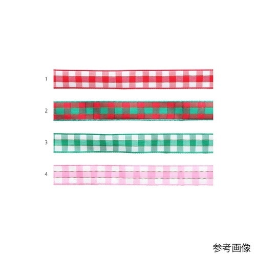 チェックリボン 15mm×10m col