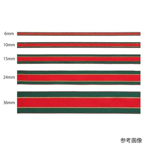 ファンシーストライプリボン 15mm巾×