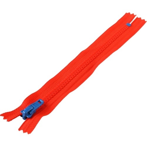 プラスチックファスナー 20cm レッド