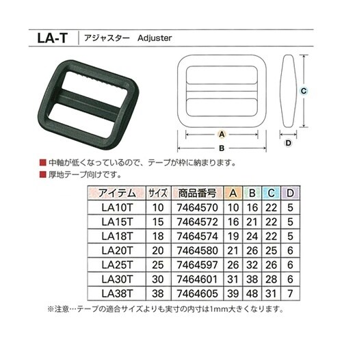 プラスチックパーツ アジャスター 21m