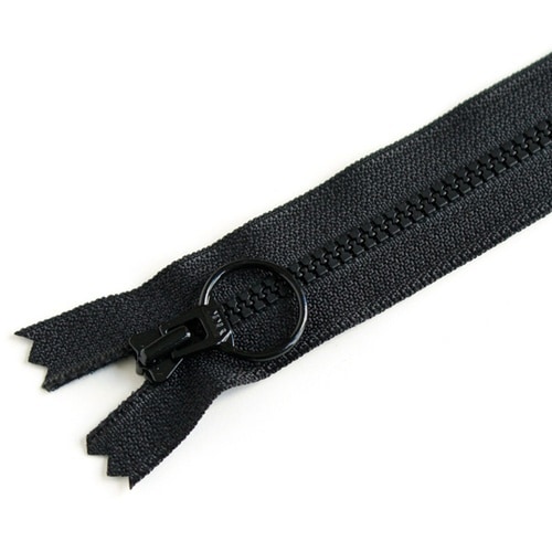 リング付きビスロンファスナー くすみカラ