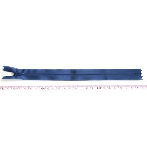 コンシールファスナー 22cm 藍 5本