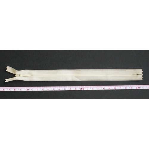 コンシールファスナー 22cm 生成 5