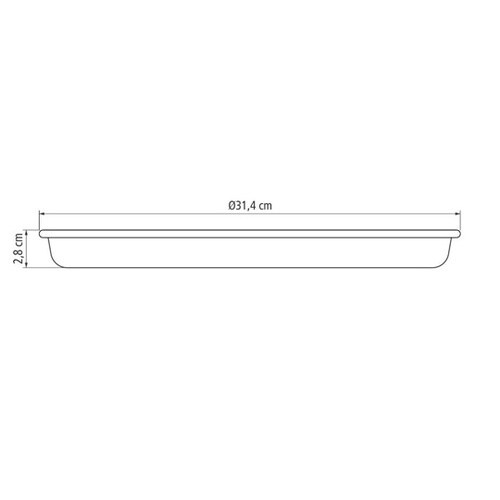 ノンスティック ピザ型 30cm 200