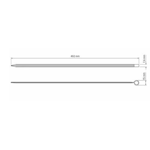 バーベキュースキュアー 40cm 1セッ