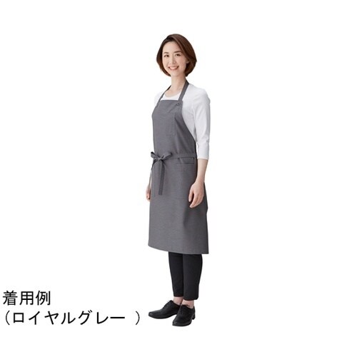 胸当てエプロン ホワイト フリー KI7