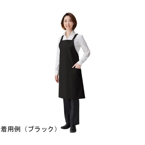 胸当てエプロン タスキ レッド フリー
