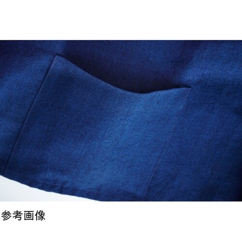 清涼綿混 平織 京作務衣 小豆 S 53