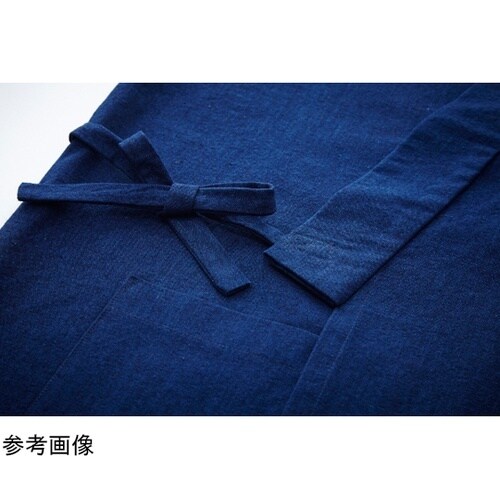 清涼綿混 平織 京作務衣 小豆 L 53