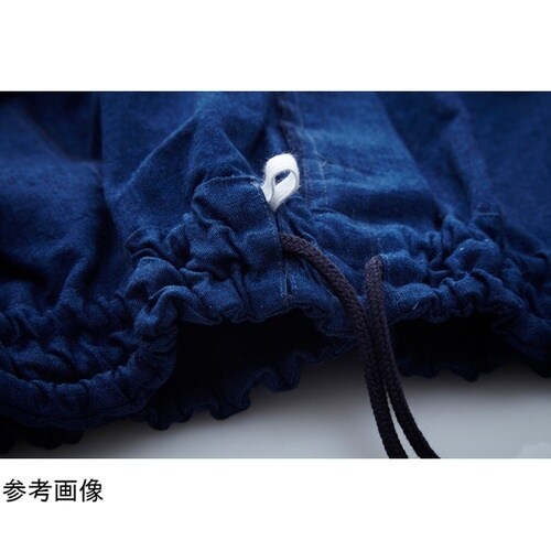 清涼綿混 平織 京作務衣 緑 S 539