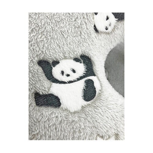癒しのパンダ フランネル背当てクッション