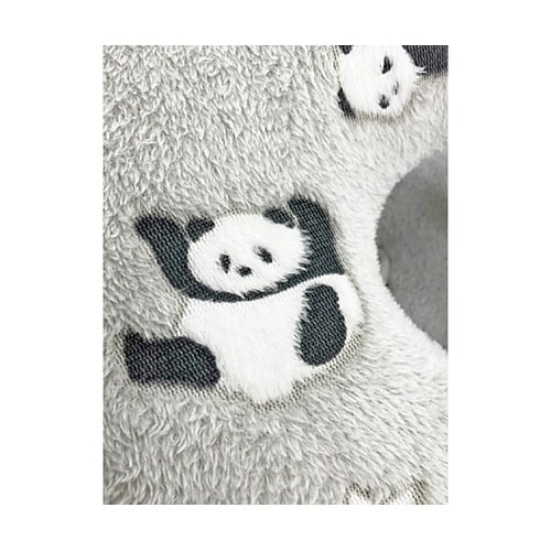 癒しのパンダ フランネルフリーシートクッ