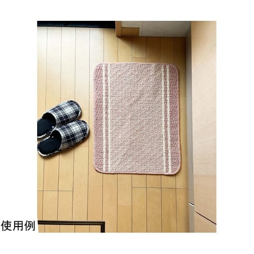 日本製バスマット コットンライン 45×