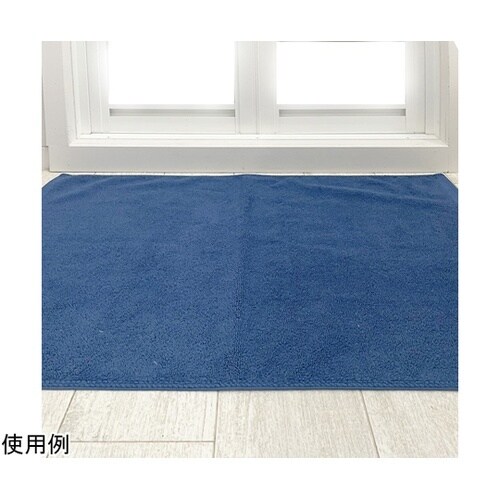 タオル織バスマット 45×60cm ブル