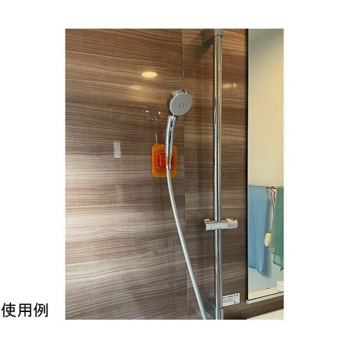 水貼りシャワーフック スケルトンオレンジ