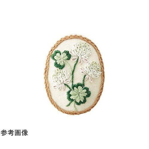 刺しゅうキット フランス刺しゅうブローチ