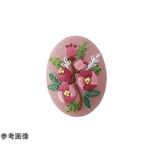 刺しゅうキット フランス刺しゅうブローチ