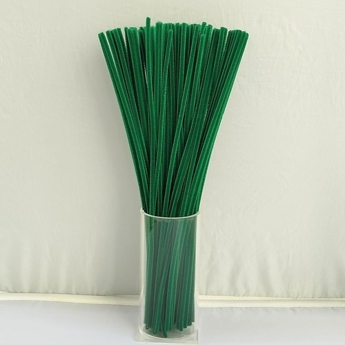 カラーモール 1分(直径3mm) 緑 1