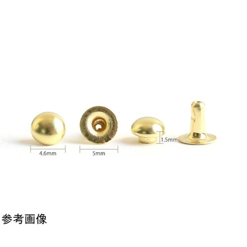 スタッズ小玉 4.6mm クリスタルゴー