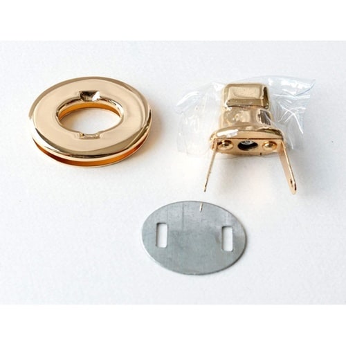 留め具 楕円ひねり 約W3.1cm×H2