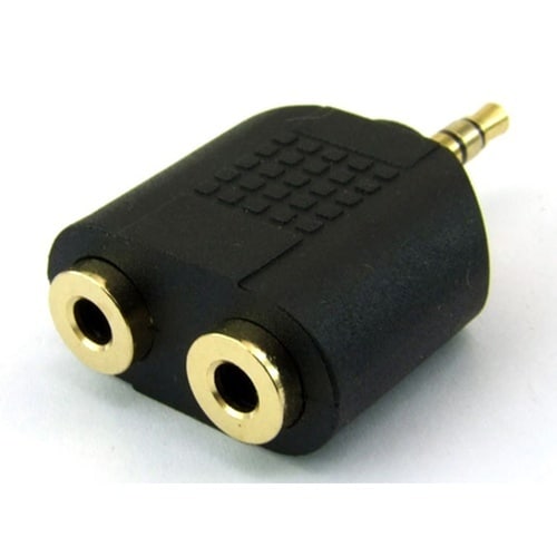 φ3.5mm ステレオ分配アダプタ 金メ