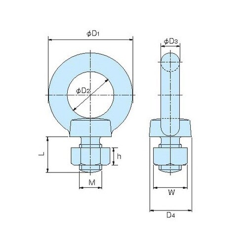 CB−10 鉄製アイボルト