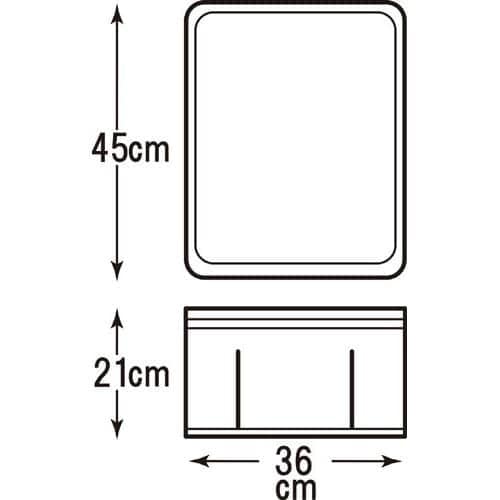 プレクシーケースLLホワイト B4対応サイズ×4