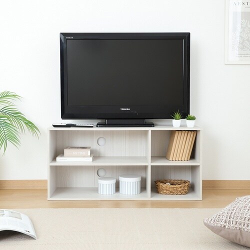 TVラック 89 ホワイトウォッシュ