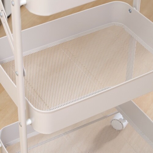 組立て楽な折畳めるワゴン スパーク グレージュ