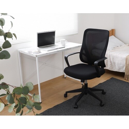 シンプルデザインチェア パレット BK