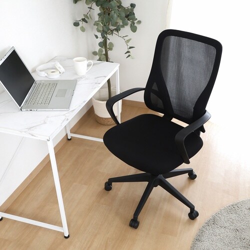 シンプルデザインチェア パレット BK