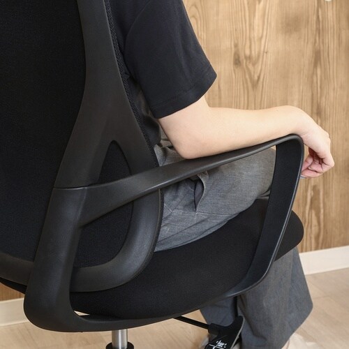 シンプルデザインチェア パレット BK