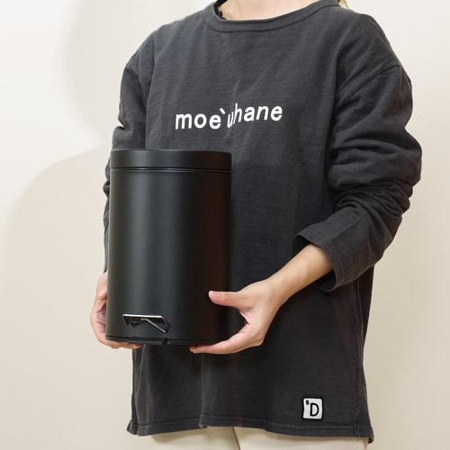 静かに閉まるゴミ箱 3L BK 6個