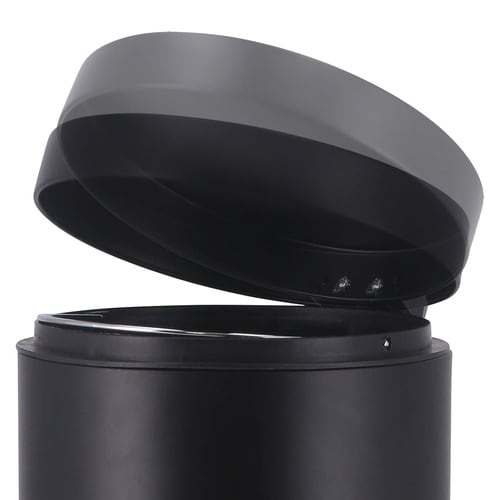 静かに閉まるゴミ箱 5L BK 6個