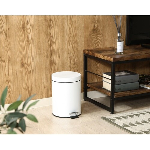 静かに閉まるゴミ箱 5L WH 6個