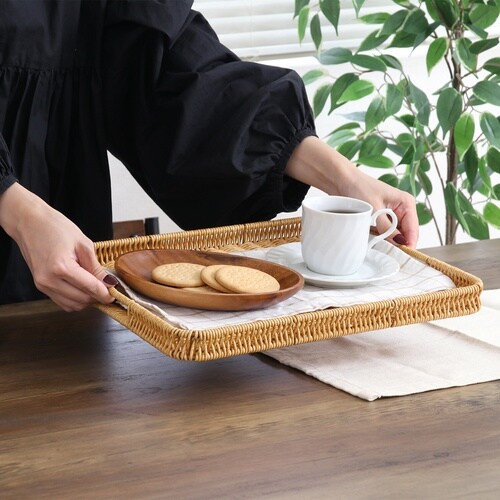 洗える手編みトレー 3個