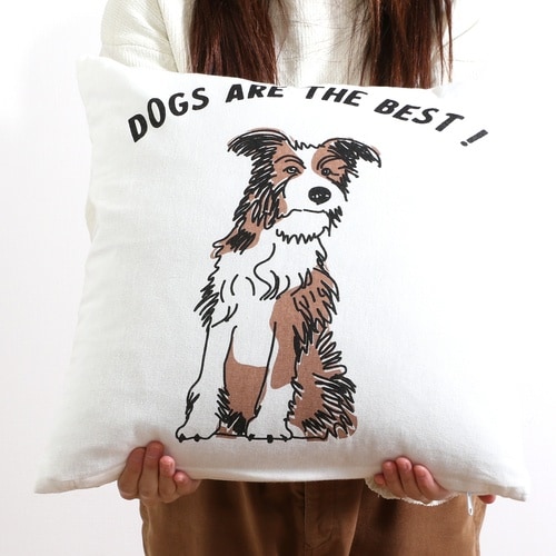クッションカバー DOGS ARE BEST 6個