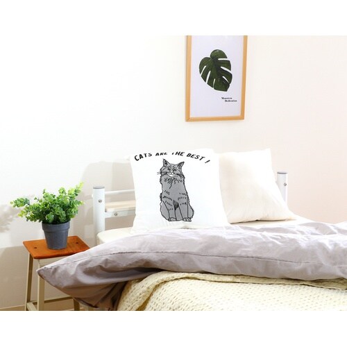 クッションカバーCATS ARE BEST 6個