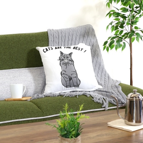 クッションカバーCATS ARE BEST 6個