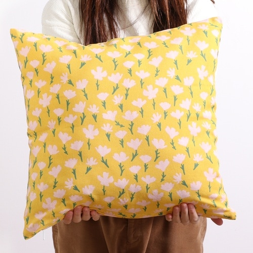 クッションカバーFLOWER OR 6個