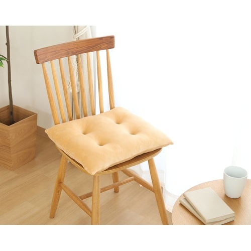 もちもちシートクッション42*40cm YE 2個