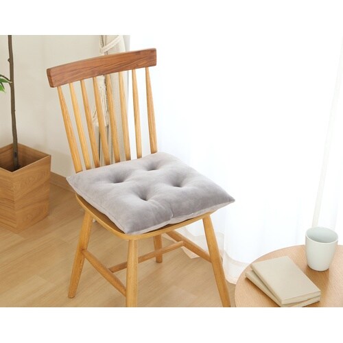 もちもちシートクッション42*40cm GY 2個