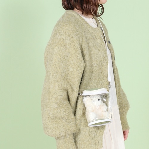 推し活 ぬいぐるみクリアバッグ グリーン 6個