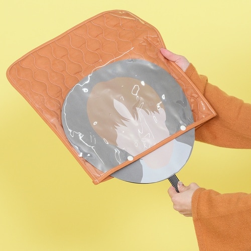 推し活 うちわケース オレンジ 6個