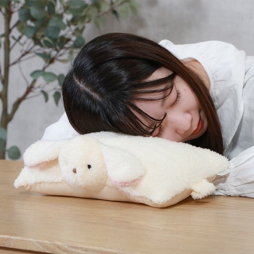 枕にもなるぬいぐるみ うさぎ 6個