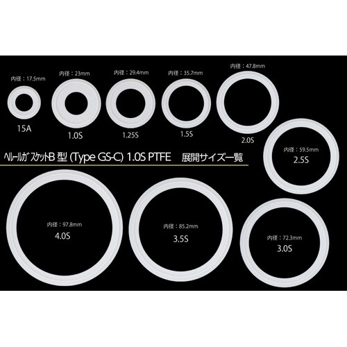 ヘルールガスケットB型 TYPE GS−C 1.2