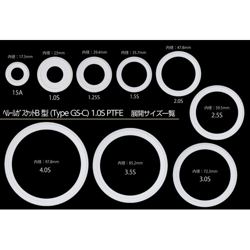 ヘルールガスケットB型 TYPE GS−C 4.0