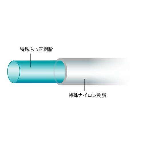 柔軟ふっ素樹脂2層チューブ TES−4−10×8