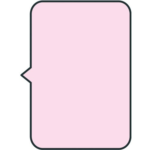 ふきだしマグネットシートカラー(4枚組)