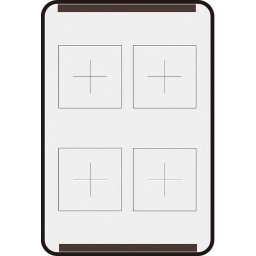 かるい水筆書き方指導板 2マス/4マス